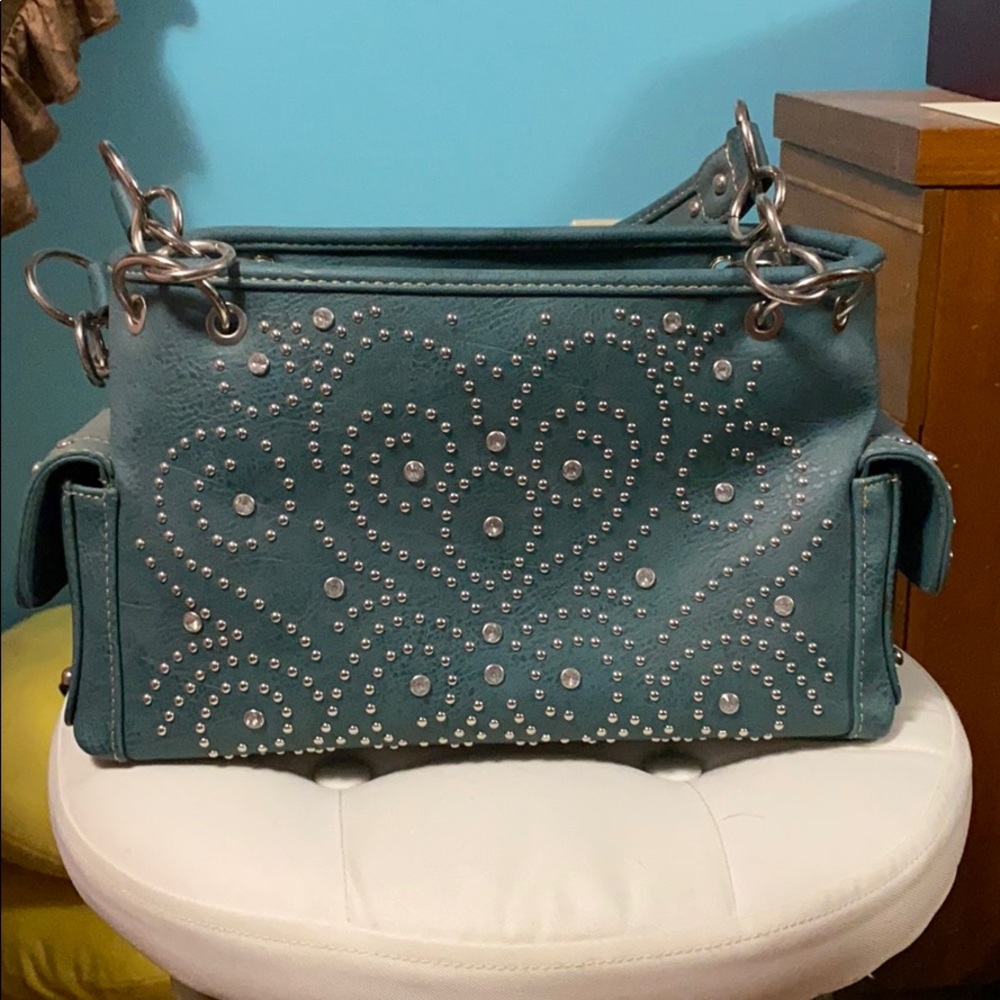 Teal purse